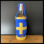 Wine bag Sweden, blue background