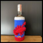 Wine Bag Crayfish, blue, white and red