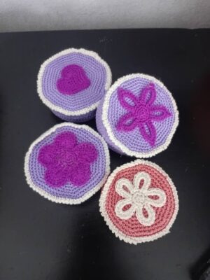 Crocheted boxes