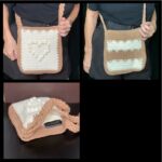 Bag Beige and white