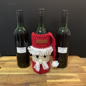 Vin väska, tomte med luva
